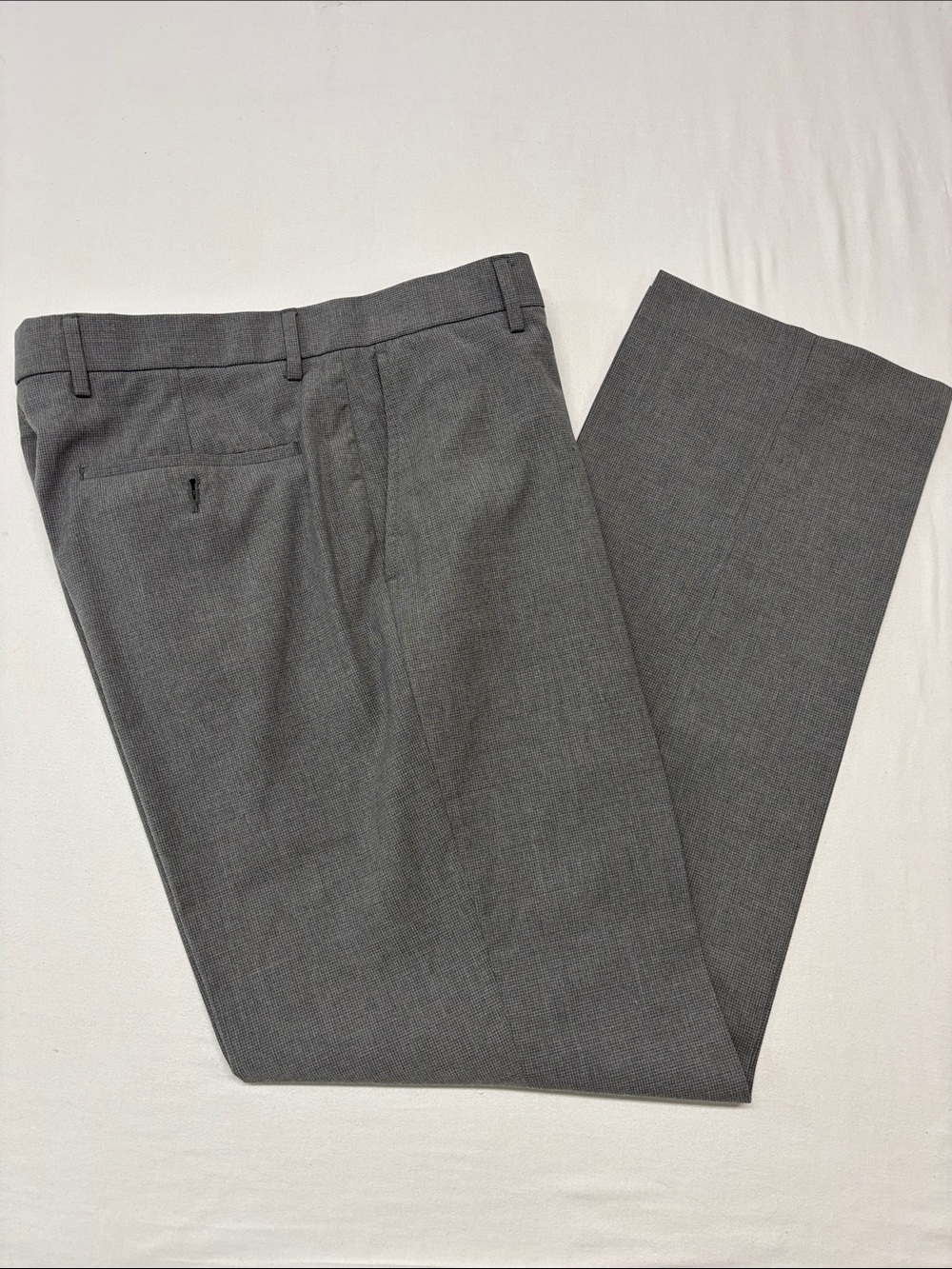 Perry Ellis Men's Charcoal Gray Dress 34x33 Pants 268 work business travel party